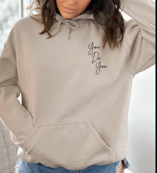 HOODIE - YOU DO YOU - CREAM - 2XL