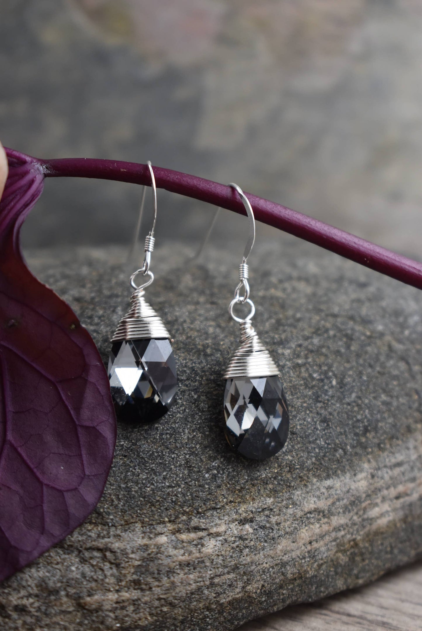 "NEW" SWAROVSKI CRYSTAL TEAR DROP EARRINGS