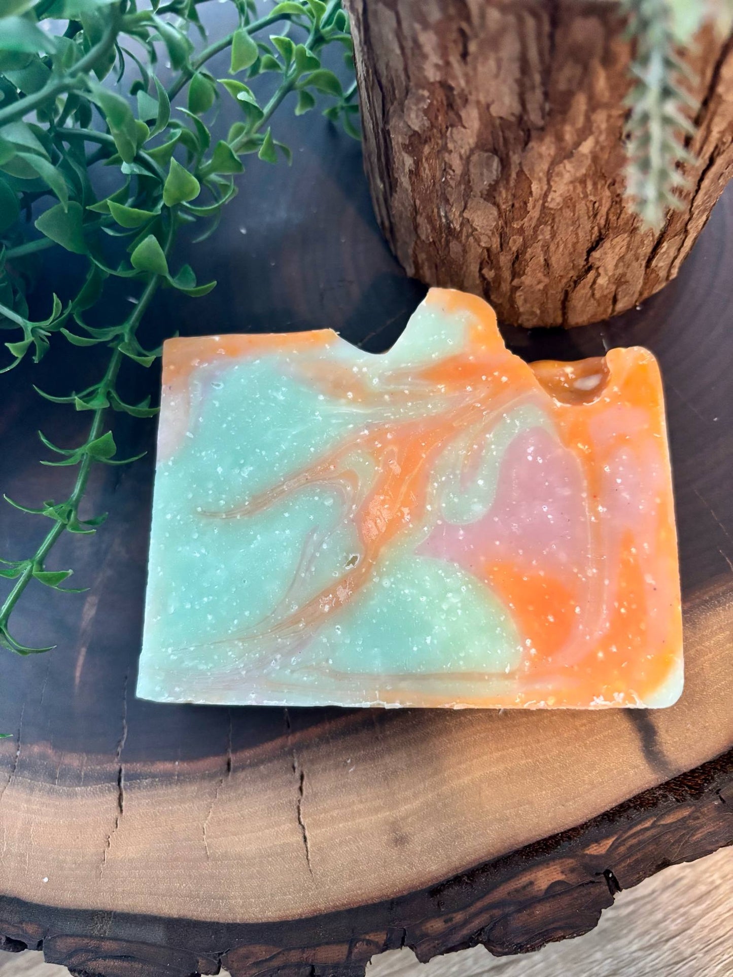 "NEW" BAR SOAP - The Wolastoq ‑ Citrus & River‑Sunset