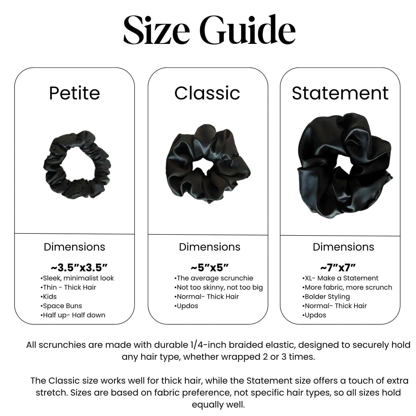 "NEW" SCRUNCHIE - SATIN FAWN