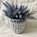 "NEW" PLANT POT - HANDMADE Natural Macrame & Jute
