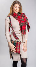 Canadian Dark Maple Lambswool Scarf