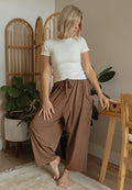 BAMBOO PANTS - Ladies - Cocoa - Size Small