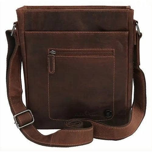 Leather Shoulder Satchel Bag – Vintage Full-Grain Leather