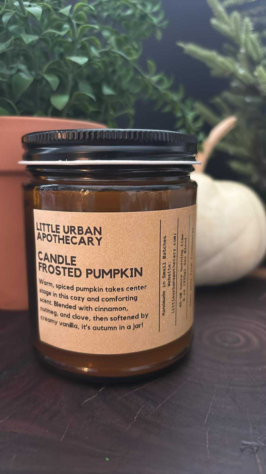 "NEW" CANDLE - FROSTED PUMPKIN SPICE - SOY