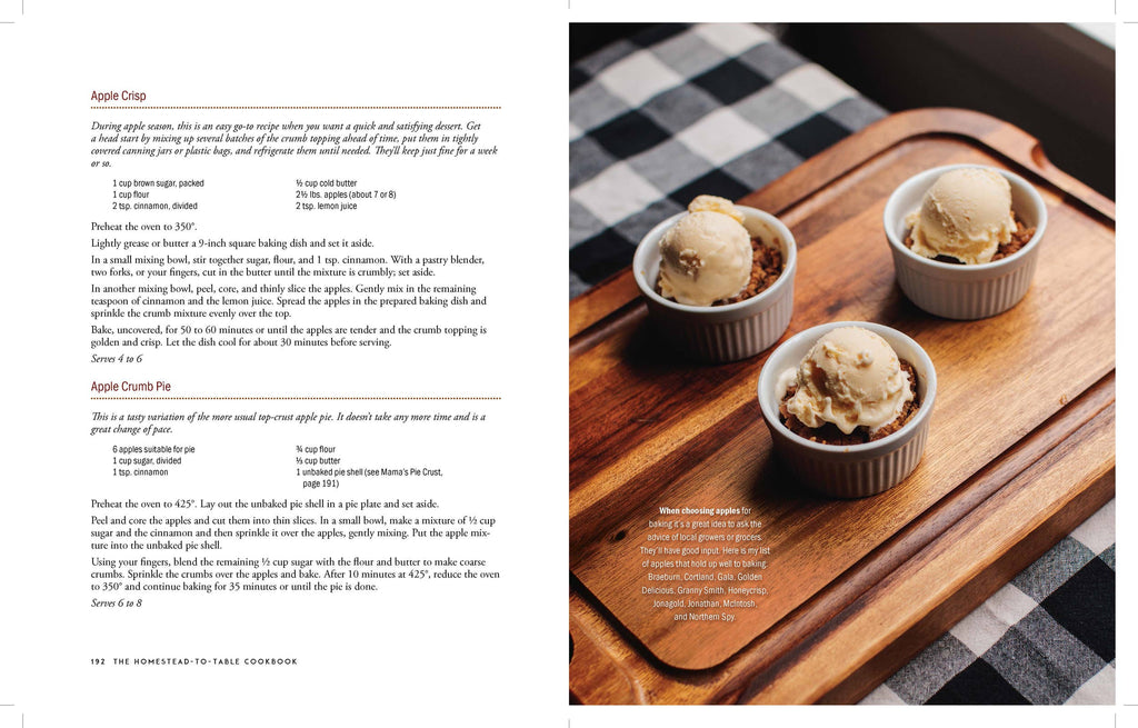 THE HOMESTEAD to TABLE - Over 200 Simple Recipes