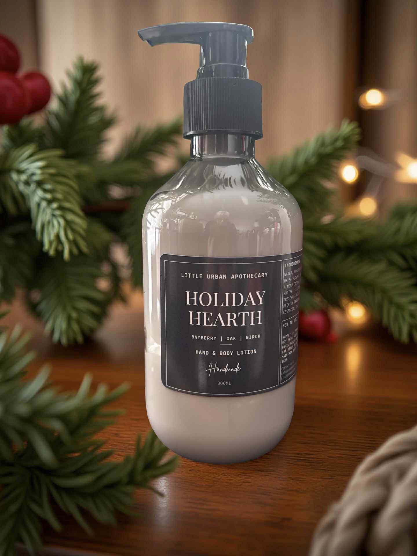 NEW - HAND & BODY LOTION - HOLIDAY HEARTH (Holiday Edition)