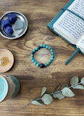Imperial Turquoise + Lava Stone Bracelet | Wild & Rooted