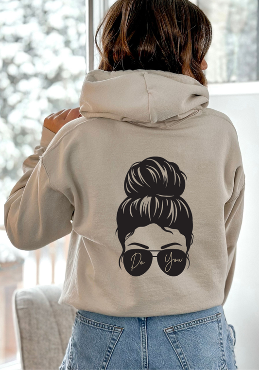 "NEW" HOODIE - YOU DO YOU - BEIGE - MEDIUM
