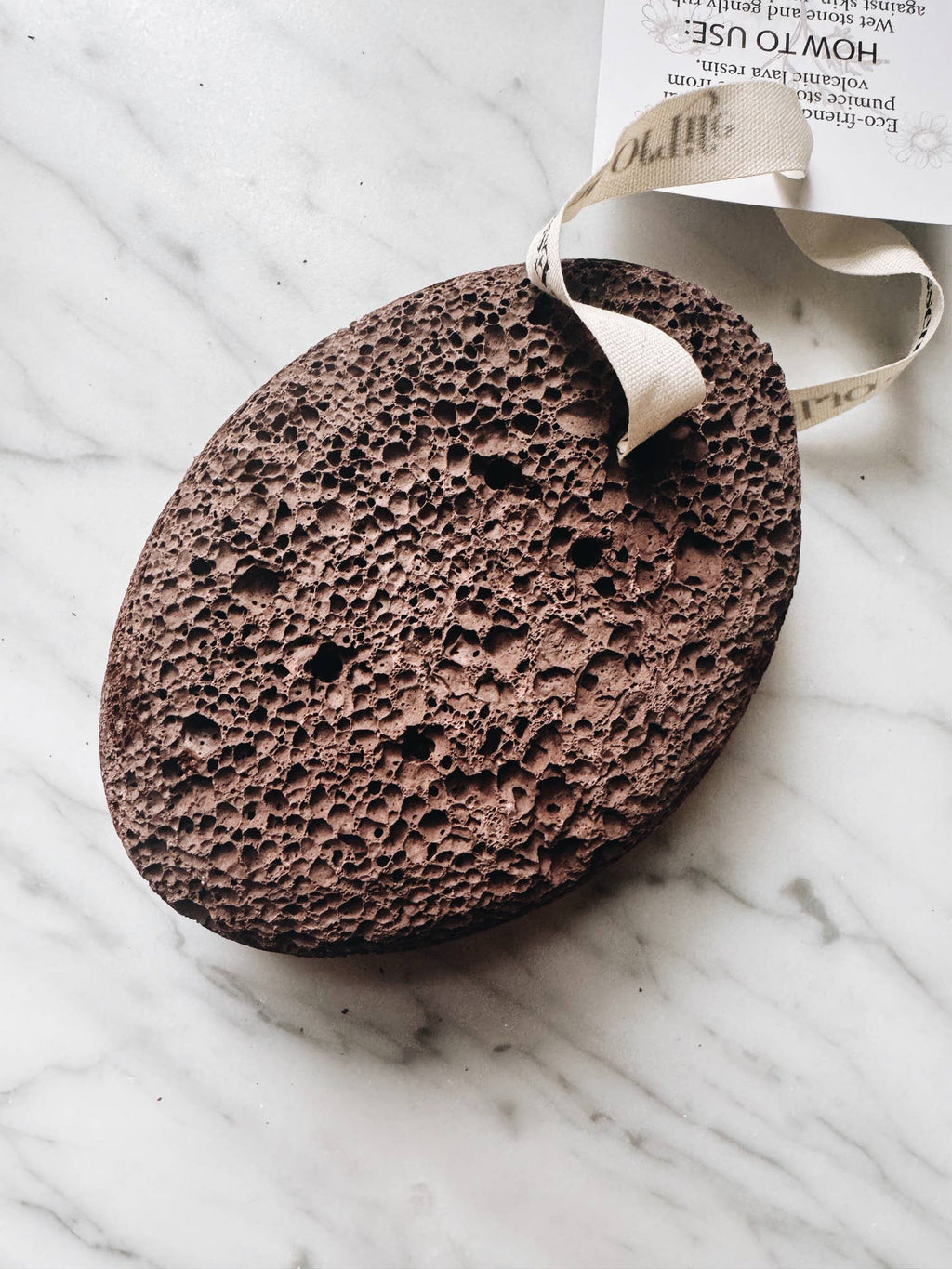 NATURAL VOLCANIC PUMICE STONE | Gentle Foot &amp; Callus Exfoliator