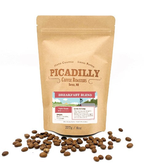 "NEW" PICADILLY'S COFFEE - BREAKFAST BLEND (GROUND)