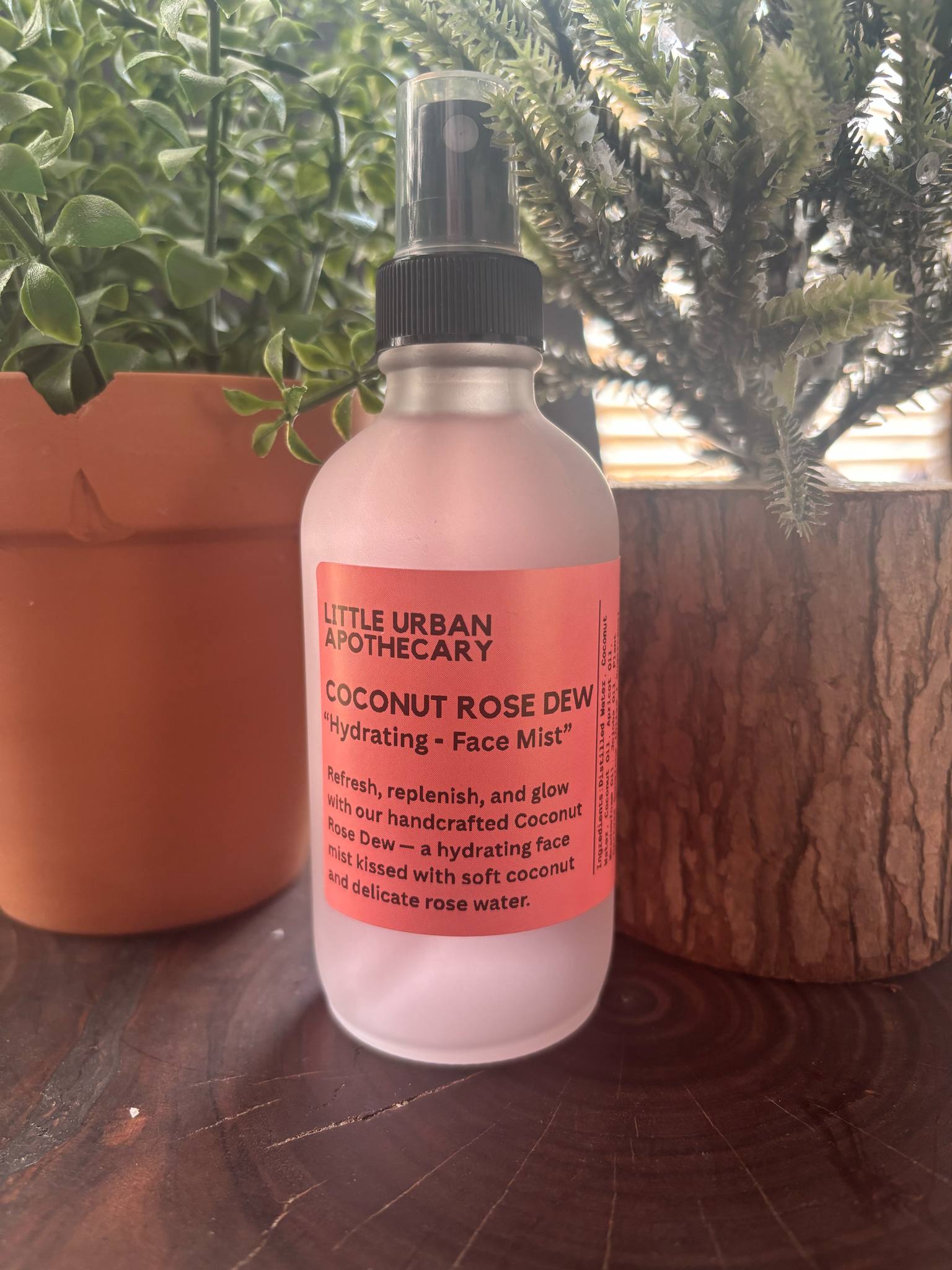 "NEW" FACE MIST - COCONUT ROSE DEW (Hydrating)