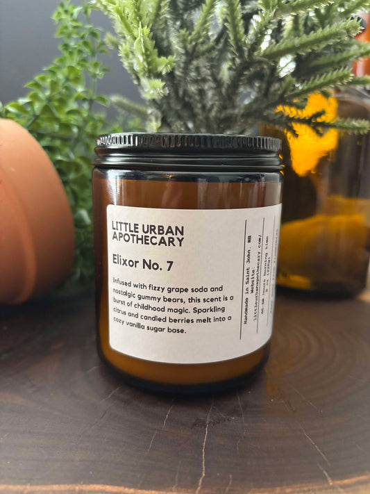"NEW" SOY CANDLE - ELIXOR NO. 7 (WOODEN WICK)