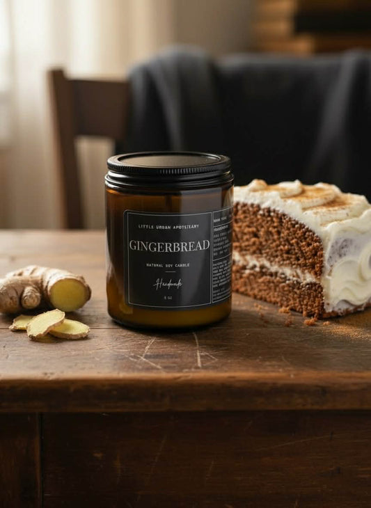 NEW - CANDLE - SOY - GINGERBREAD