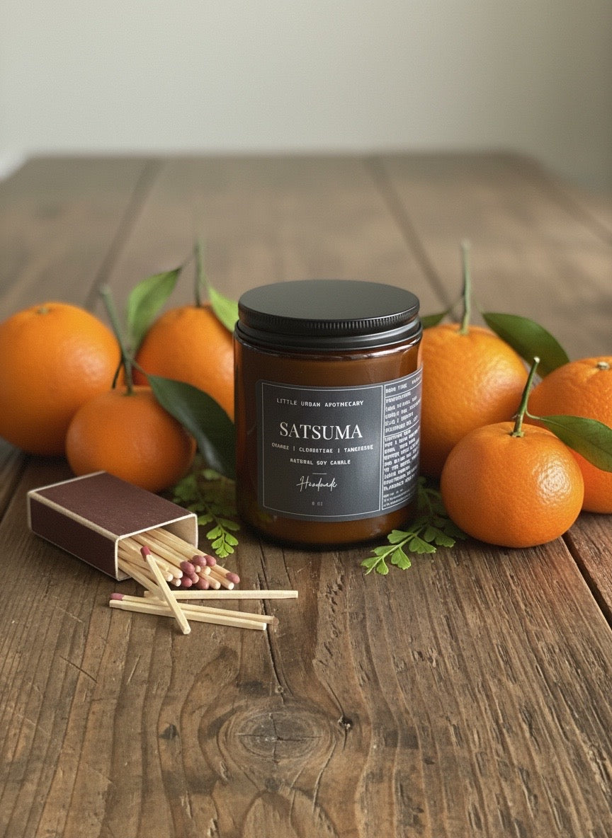 NEW - CANDLE - SOY - SATSUMA