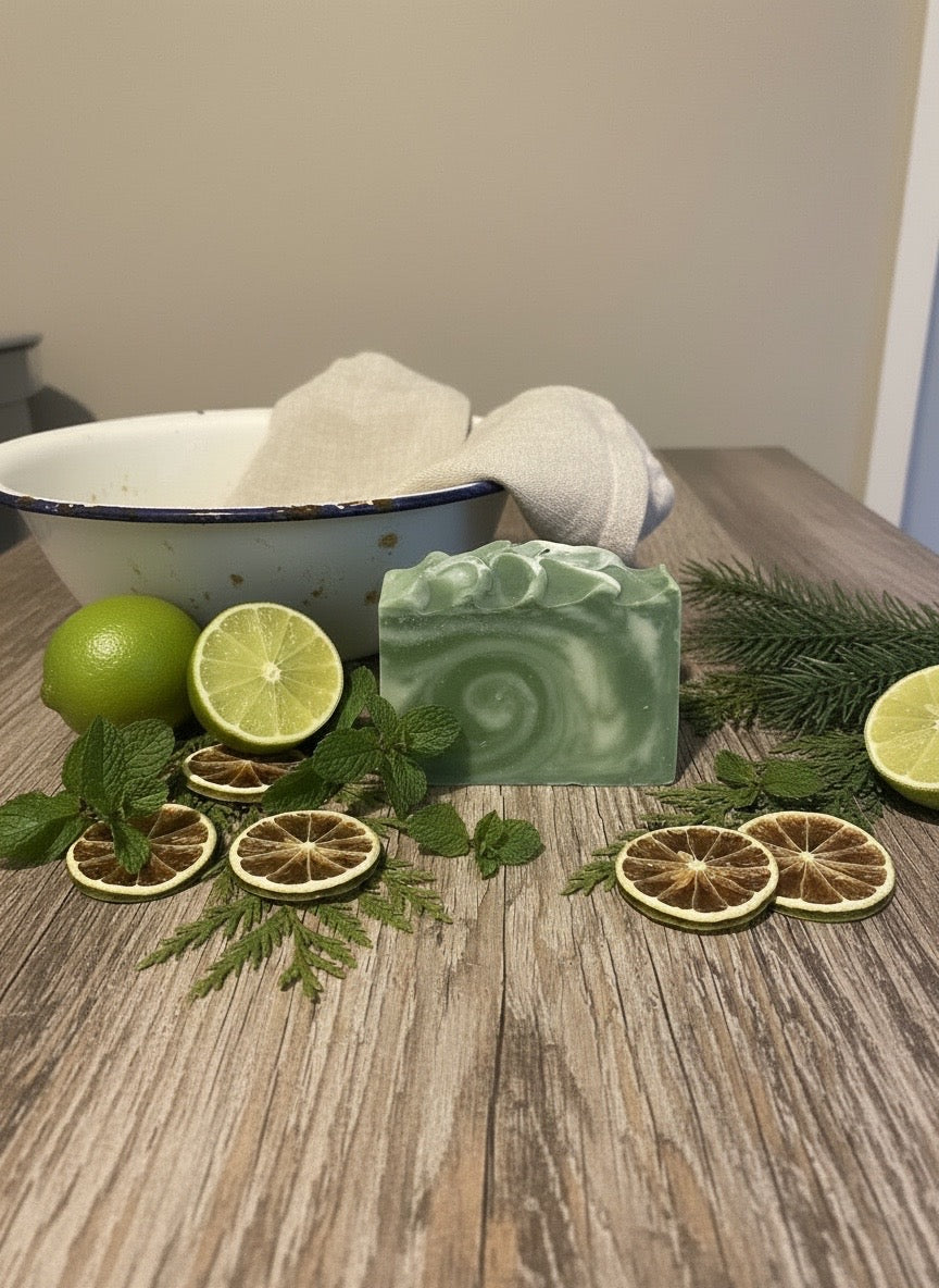 NEW - ARTISAN SOAP - ENERGIZE | SPEARMINT & LIME