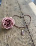 NEW - Necklace - Strawberry Moon Quartz - 18 Inch