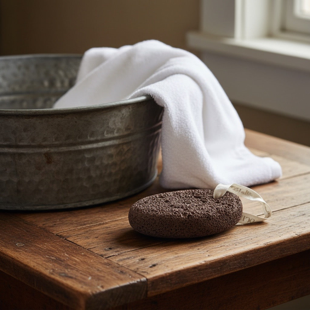 NATURAL VOLCANIC PUMICE STONE | Gentle Foot & Callus Exfoliator