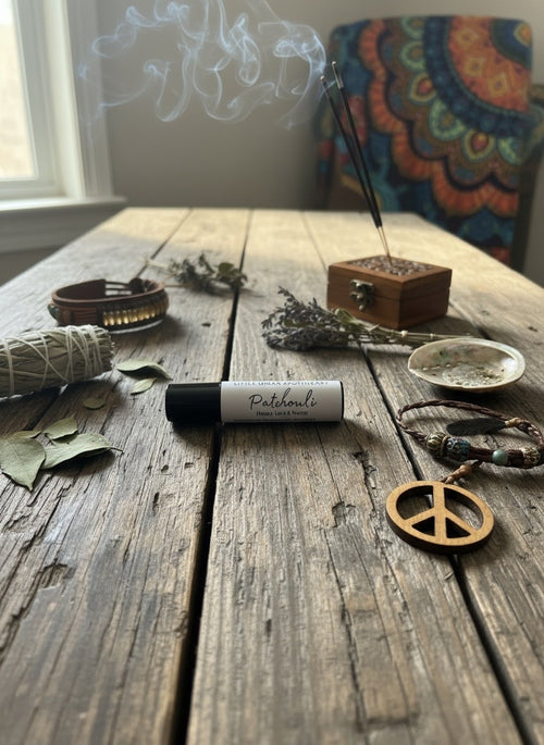 AROMATHERAPY ROLL-ON - PATCHOULI (Hippy, Love & Peace)