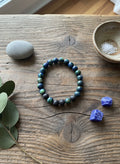 BRACELET - Chrysocolla & Lava Stone