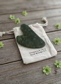 NATURAL JADE GUA SHA FACIAL MASSAGE TOOL – Lifting & Sculpting Skin Ritual