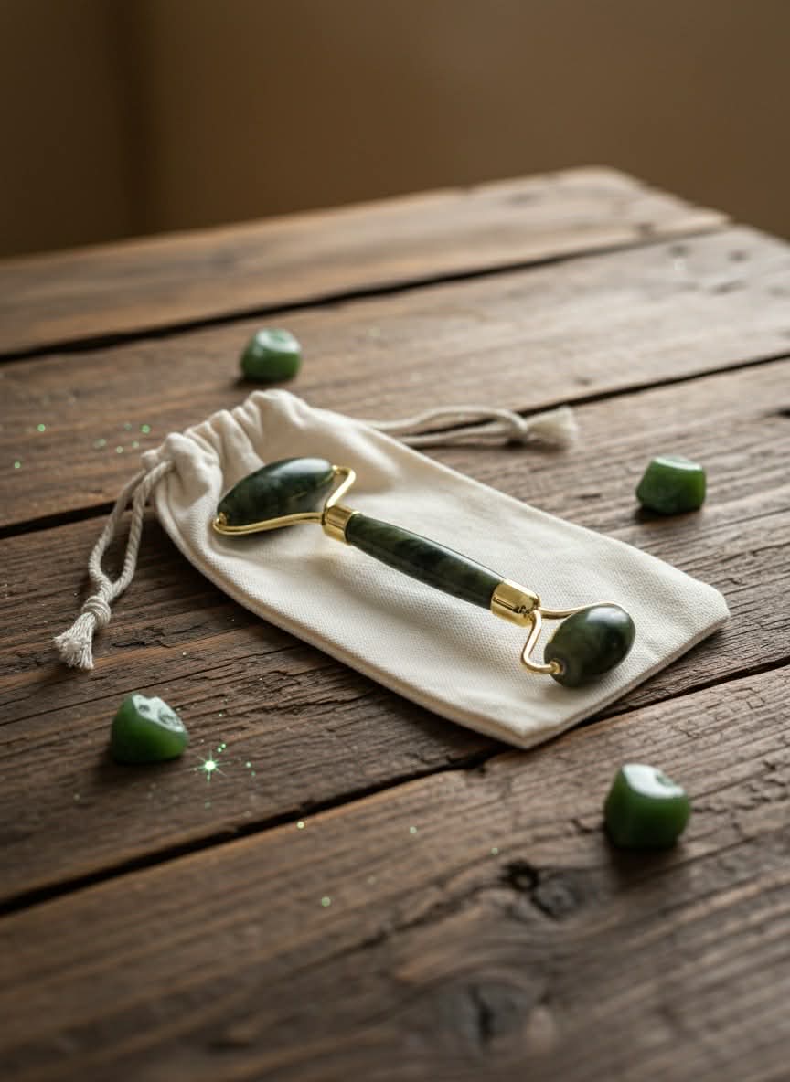 FACIAL ROLLER - Natural Jade