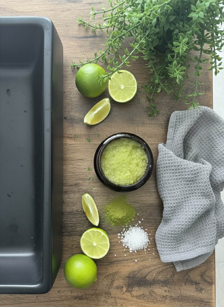 "NEW" MATCHA & LIME GOMMAGE - Exfoliating Sugar Scrub