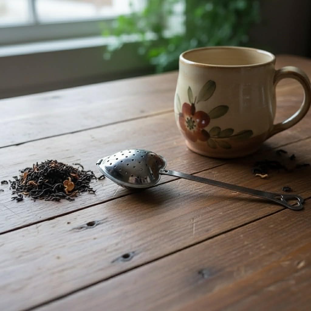 HEART SHAPED TEA STRAINER