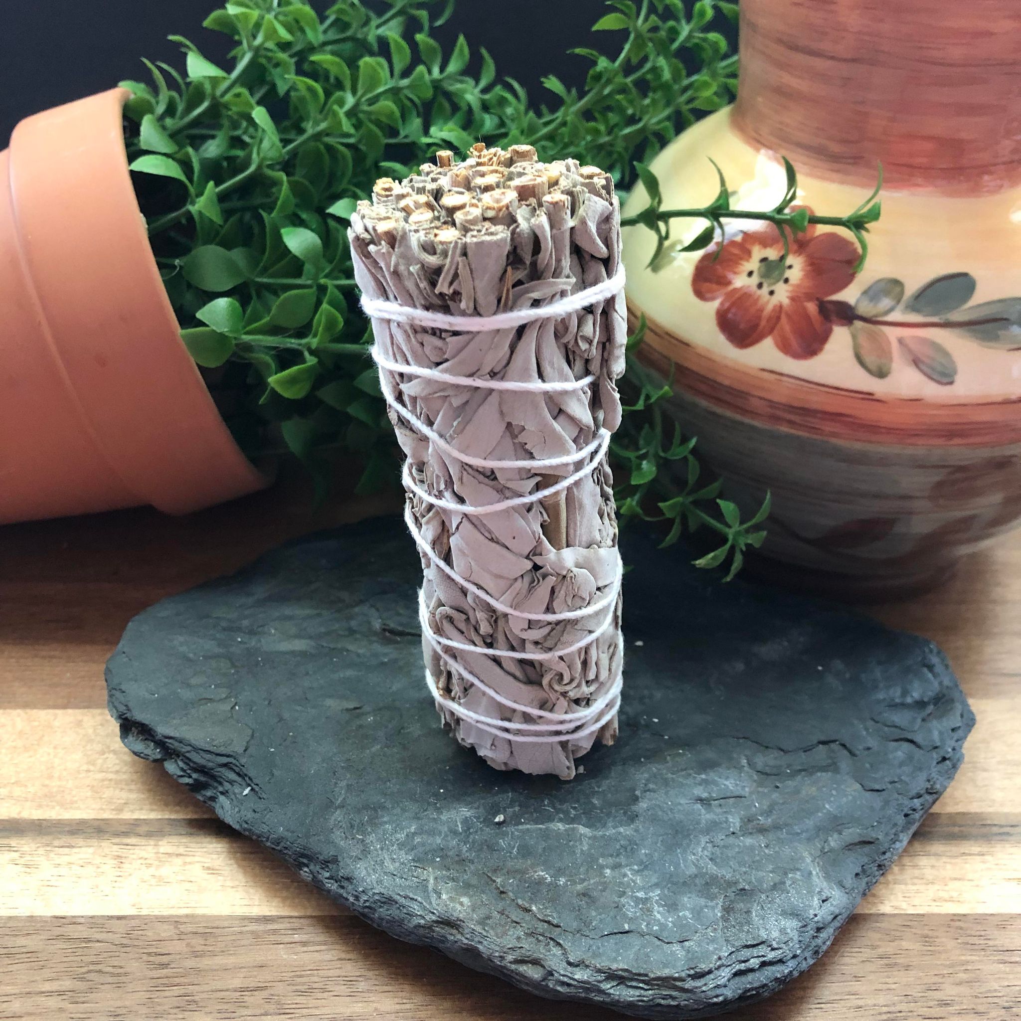 CALIFORNIA WHITE SAGE -- SMUDGE CLEANSING STICK