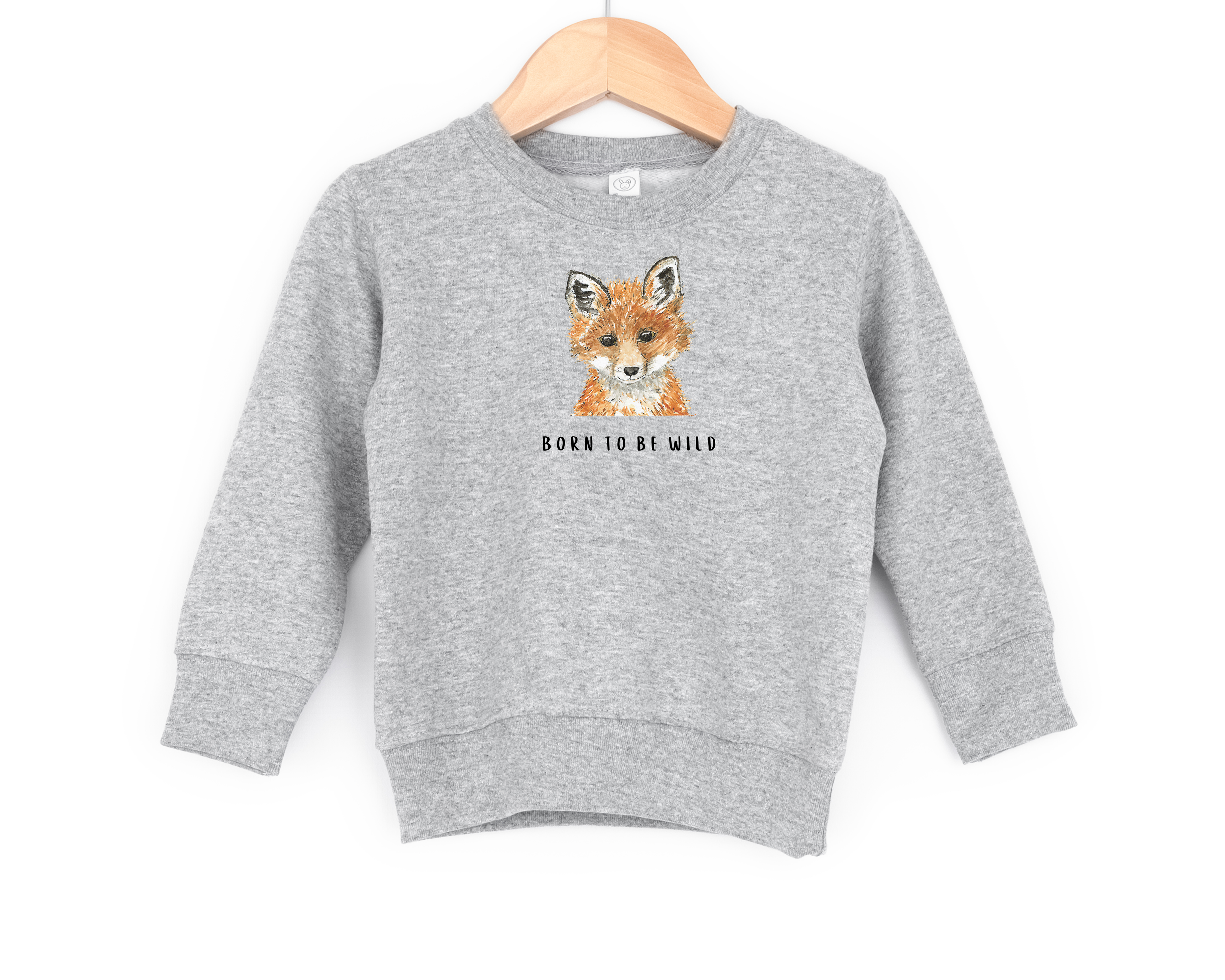"NEW" TODDLER SWEATSHIRT - FOX - ORIGINAL ARTWORK - 2T (Toddler)