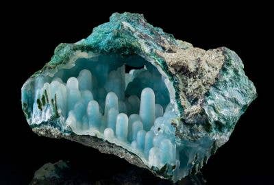 NECKLACE - Aqua Chalcedony Sterling Silver – Soft, Coastal Elegance