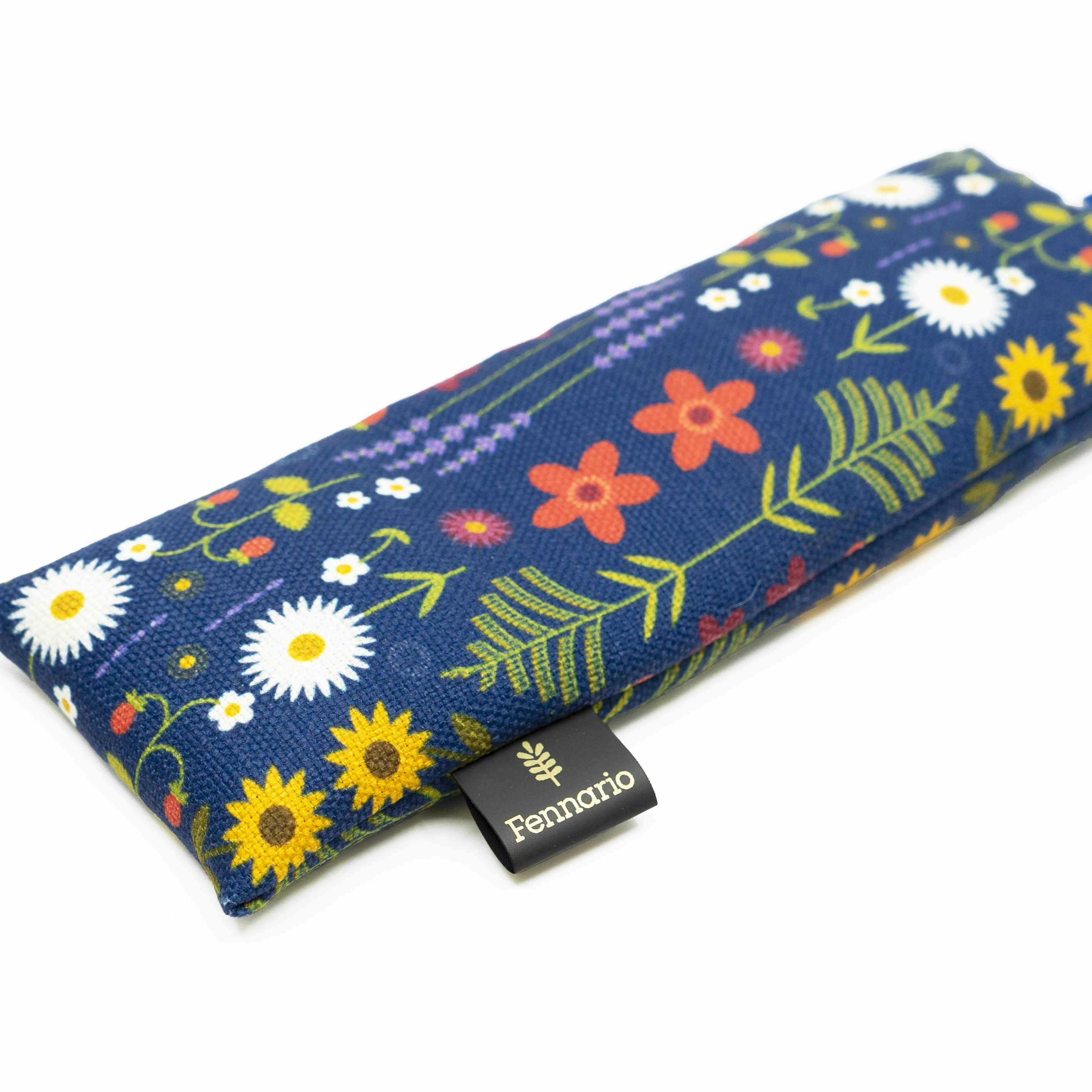 EYE PILLOW + LAVENDER BUDS + FLAX SEED - Infused With English Lavender Essential Oil