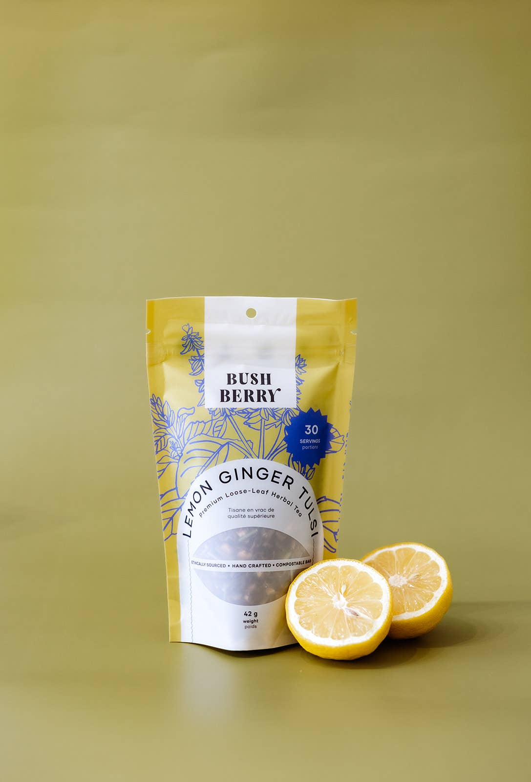 ORGANIC LOOSE TEA - LEMON GINGER TULSI