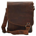 Leather Shoulder Satchel Bag – Vintage Full-Grain Leather