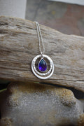 NECKLACE - OMBRE QUARTZ LAYERED PENDANT