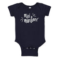 "NEW" ONESIE - MINI MARITIMER - NAVY (3-6 MONTHS)