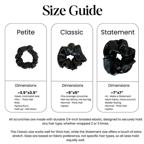 "NEW" SCRUNCHIE - SATIN - ESPRESSO