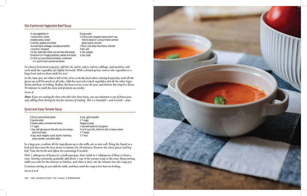 THE HOMESTEAD to TABLE - Over 200 Simple Recipes